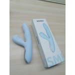 KISMEX Evella Silicone Vibrator with 7 Thrusting & 8 Tapping/Suction Modes, IPX7 Waterproof, 45Min Working Time, Personal Massager for Women KISMEX Evella Silicone Vibrator with 7 Thrusting & 8 Tapping/Suction Modes, IPX7 Waterproof, 45Min Working Time, Personal Massager for Women