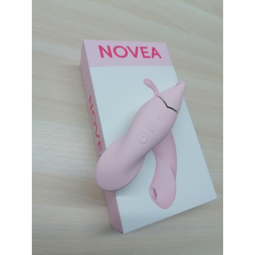 NOVEA Angelina Multifunctional Intimate Care Tool for Women - Multi-Mode Vibration & Suction | IPX7 Waterproof for Shower Use | Skin-Friendly Silicone & Portable Design NOVEA Angelina Multifunctional Intimate Care Tool for Women - Multi-Mode Vibration & Suction | IPX7 Waterproof for Shower Use | Skin-Friendly Silicone & Portable Design