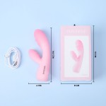 POYEENE Rabbit Vibrator Sex Toys for Women Pleasure, Pink Dildo Vibrators with 5 Vibrations Clitroal Stimulator Gspot Dildos Adult Toys