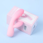 POYEENE Rabbit Vibrator Sex Toys for Women Pleasure, Pink Dildo Vibrators with 5 Vibrations Clitroal Stimulator Gspot Dildos Adult Toys