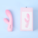 POYEENE Rabbit Vibrator Sex Toys for Women Pleasure, Pink Dildo Vibrators with 5 Vibrations Clitroal Stimulator Gspot Dildos Adult Toys