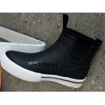 Turuiwei  Rubber Boots for Women with Steel Shank, 6mm Neoprene Mid Calf Rain Boots, Waterproof Insulated Mud Work Boots All Season, Size 5-11