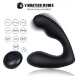 Wireless Warming Male Anal Plugs Remote Control Waterproof Healthy Prostate Massager 