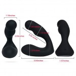 Wireless Warming Male Anal Plugs Remote Control Waterproof Healthy Prostate Massager 