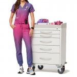 Nursity Scrubs for woman fashion gradient uniform designer