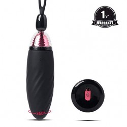Powerful Rotating Bullet Vibrator with 7 Modes, Portable Mini Pocket Vagina Stimulator