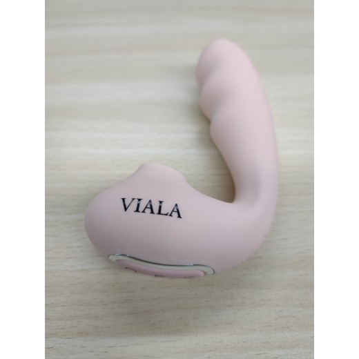 VIALA Sucking Vibrator for Women Sex Toys Clitoral Nipple Suction Vibrators with 5 suction mode & 5 sucking intensity  , Wide Opening Pulse Pure Sucker Sex Toy for Female Pleasure Adult Sex Games