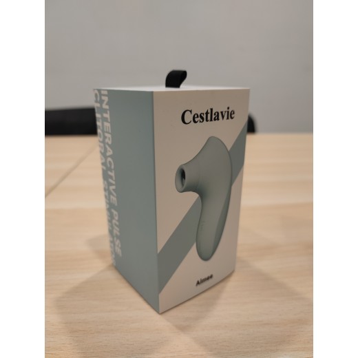 Cestlavie Sucking Vibrator Adult Sex Toys - Heating Pulse Pure Sucker APP Remote Clitoral Vibrator with 5 * 5 Suction,Waterproof & Skin-friendly