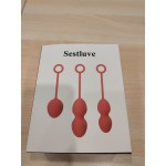 Sestluve KE-Gel Ball Weight Massager for Women - Set of 3, Kegel Exercise Products,Female Pelvic Floor Exercise Kegel Exercise,Waterproof & Skin-friendly