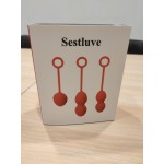 Sestluve KE-Gel Ball Weight Massager for Women - Set of 3, Kegel Exercise Products,Female Pelvic Floor Exercise Kegel Exercise,Waterproof & Skin-friendly