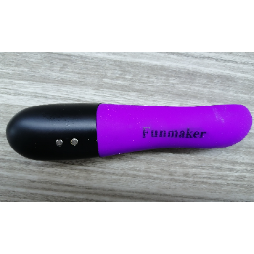Funmaker Purple rechargeable bullet vibrator 