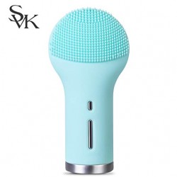 Cutie Sonic Facial Cleansing Brush,Heating Vibration Facial Massager