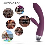 Powerful Rabbit Vibrators 100% Waterproof Intelligent Rechargeable G-spot Massager 