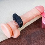 7.7" Realistic Vibrating Soft Silicone Dildo with Suction Cup