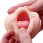 Realistic Male Masturbator Pocket Woman's Mouth Lifelike Adult Oral Sex Toys