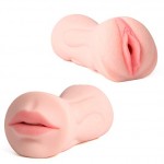 3D Realistic Oral Blow Job Deep Throat Teeth and Tongue Male Masturbator Vagina Pocket Pussy Stroker